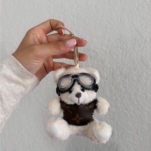 Reworked LV - Plush Teddy Keychain